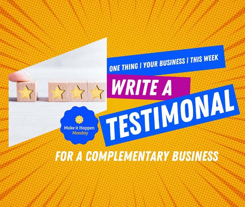 Write a Testimonial for a Complementary Business