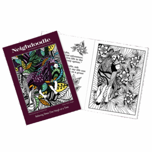 Neighdoodle Adult Coloring Book